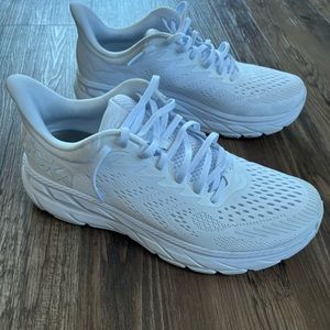 Hoka all white running shoes. Men’s size 9